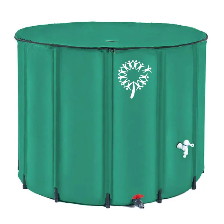 Meilleure vente Baril de pluie en PVC pliable de 264 gallons 500D/1000D Réservoir de stockage d'eau portable