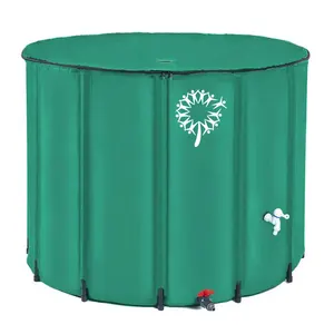 Meilleure vente Baril de pluie en PVC pliable de 264 gallons 500D/1000D Réservoir de stockage d'eau portable