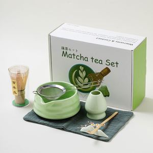 Custom Luxury Traditional 5-Piece Japanese Ceramic Teaware With <b>Matcha</b> Bowls for Coffee & <b>Tea</b> Gift <b>Set</b> - Product Image 5