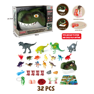 Juguete de Plástico con Animales y Estuche de Almacenamiento de Dinosaurios, Tiburón, Tigre, Vaca, Set de Juego <span class=keywords><strong>Zoom</strong></span> - Product Image 5