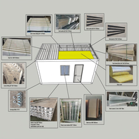 Rumah Kontainer Struktur Baja Modular Prefabrikasi Modern untuk Bangunan Hunian