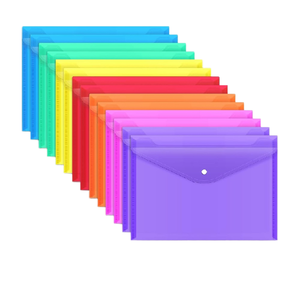 Gran oferta de sobres de PP transparentes de tamaño <span class=keywords><strong>A4</strong></span> con logotipo personalizado, tamaño carta, carpetas impermeables con cierre a presión, bolsa de archivos perfecta para documentos - Product Image 2