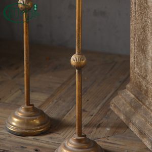 Vintage Crown Floor <b>Candlestick</b> A3293 Decorative Wedding Candle Holder Irregular Shape - Product Image 3