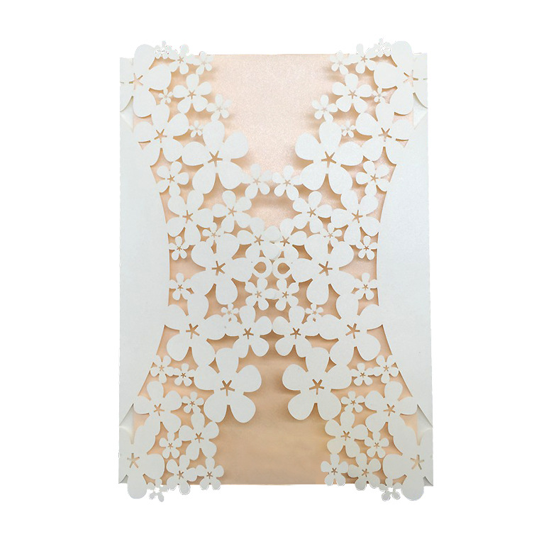 Оптовая продажа красивых лазерная резка свадебные приглашения интернет-магазины Boda