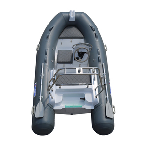 12-Ft 3.6m PVC Inflatable Fishing <strong>Boat</strong> with Fiberglass Hull CE Certified - Product Image 2