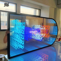 Publicité 3D LED Infinity Mirror Avec Lumières Infinity Neon Sign Infinity Mirror Led Light Abyss Mirror Luminous Letter