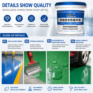 Pintura Acrílica para Pisos de Dos Componentes a Base de Agua Bangkewe, Revestimiento Industrial para Pisos de Alto Brillo, Resistente al Desgaste, Antideslizante y Antimanchas - Product Image 6