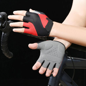 Gants de cyclisme demi-doigts sur mesure de haute qualité et résistants en polyester/spandex – Confortables et parfaits pour la vente en gros - Product Image 3