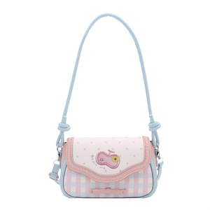 2026 New Niche Apple Shape <b>Bag</b> Lace <b>Patchwork</b> Shoulder Crossbody <b>Bag</b> Cute Girls Designer Handbag - Product Image 5