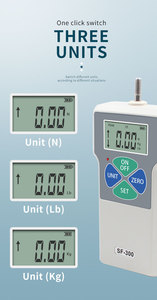 Dinamometer <span class=keywords><strong>Digital</strong></span> portabel, <span class=keywords><strong>Tester</strong></span> Meter 50N 100N 200N Akurasi ± 0.5% fitur kunci - Product Image 6