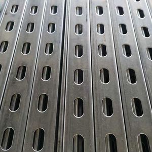 Solar Photovoltaic <b>Bracket</b> C Profile Slotted Channel Roll Forming Machine C Shaped Strut Channel Roll Forming Machine - Product Image 2