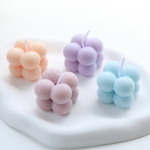 Velas Aromáticas en Forma de Bola Redonda, Mini Velas Perfumadas de Cera de Soja para Bodas, Decoración del Hogar - Product Image 1