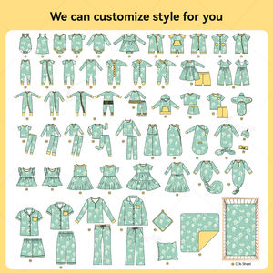 Grenouillère pour bébé personnalisée 95% fibre de bambou à carreaux enfant <span class=keywords><strong>en</strong></span> bas âge Onesie bébé body dormir costume bébé vêtements - Product Image 2