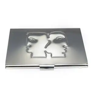 Wholesale Various Styles of Blank Metal Card Holder Stainless Steel Business Card Box