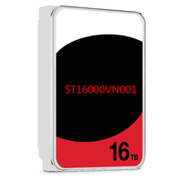 Disque dur NAS interne ST16000VN001 16 To 7200 tr/min 256 Mo de cache SATA 6 Gbit/s pour NAS à grande échelle fiable
