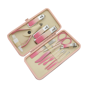 ชุดอุปกรณ์ทำเล็บเท้าชุดกรรไกรตัดเล็บสแตนเลสสีชมพูสีเขียว<span class=keywords><strong>7</strong></span>-19ชิ้นชุดอุปกรณ์ตัดเล็บเ<span class=keywords><strong>ค</strong></span>สหนังราคาโรงงาน - Product Image 2