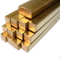 Barres en laiton H58 H59 H62 H65 C36000 C27200, carrées, rondes, hexagonales, en laiton massif, pour services de fraisage général
