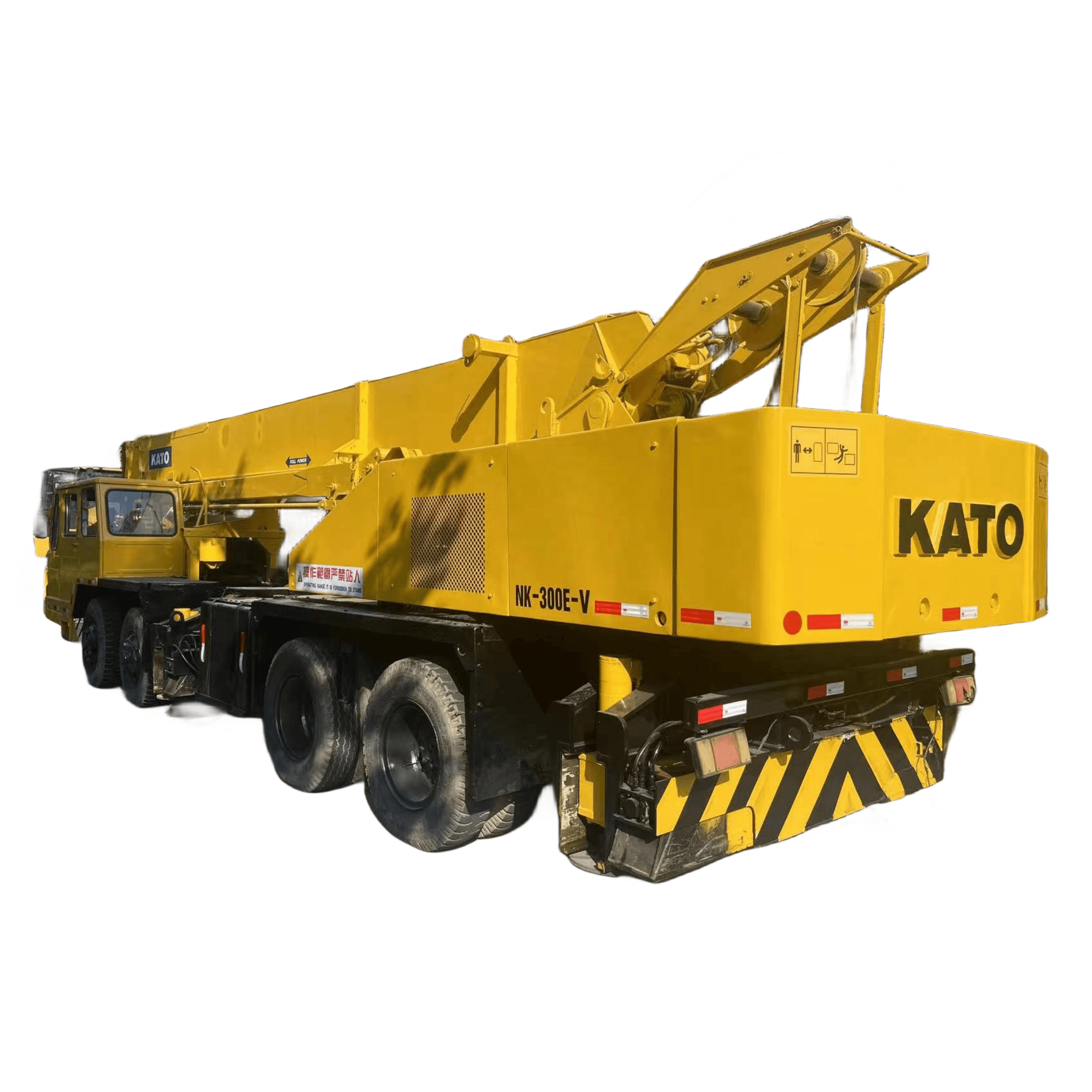 Kualitas tinggi Jepang Kato 30 ton NK300E-V NK300 truk derek bekas 4 bagian jib dengan harga murah ai