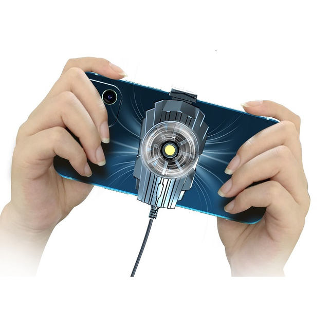 Kinggard Hot Sell Factory Price Mobile Phone Radiator Mini Usb Fan G6 Gaming Mobile Cooler for Phone 12