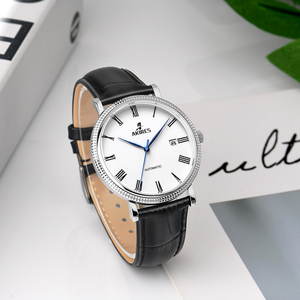 Orologi automatici impermeabili da uomo Akires Oem con 9015 Miyota con riserva di carica Display analogico Design creativo del braccialetto - Product Image 5