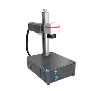 20w/30w/50w fiber laser marking machine for case/bottle/knife gold/sliver