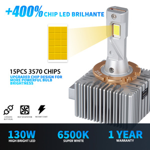 Los más nuevos accesorios para faros de coche 100% LED Canbus D1s D3S Kit de conversión de bombilla de Xenón de repuesto D1S - Product Image 2