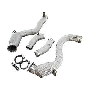 AKS جودة عالية Catted HeatShield العادم Downpipe لمرسيدس بنز GLC63 Downpipe - Product Image 2