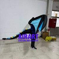 Costume de dragon gonflable Offre Spéciale costume gonflable de Dragon Year avec des ailes
