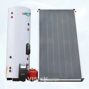 बंद पाश स्प्लिट फ्लैट प्लेट सौर वॉटर हीटर प्रणाली