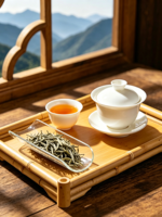 Thé Blanc Premium Fuding Bai Hao Yin Zhen Aiguilles d'Argent 100% Bourgeons Simples Naturels Séchés au Soleil Récolte Printanière Thé Chinois de Luxe