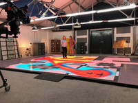 Écran de sol interactif à LED, écran de danse intelligent, mur vidéo interactif à LED pour événements scéniques