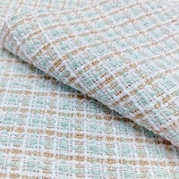 2025 nouveau tissu de Tweed multicolore tissé Jacquard teint en fil coloré pour vêtements maison Textile mariage