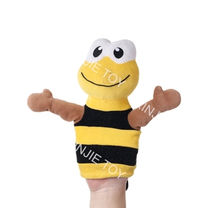 Muñeco de peluche de lobo negro para padres e hijos, juguete de felpa personalizado de boca abierta con dibujos animados - Product Image 3