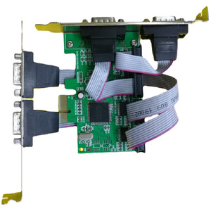 การ์ด PCI E Serial 4 พอร์ต DB9 RS232 ชิป WCH384 สำหรับขยายพอร์ตคอมพิวเตอร์เดสก์ท็อป - Product Image 1