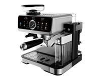 Anbolife Nueva Cafetera Espresso Todo en Uno con Pantalla Táctil |   Molinillo Integrado y Espumador de Leche Automático | OEM ODM