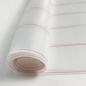 קליין באיכות גבוהה-אלקליין פסים אדומים לבנים ללא סיליקון מצופה סיליקון בד פיברגלס רשת ארוגים עבור ואקום - Product Image 3
