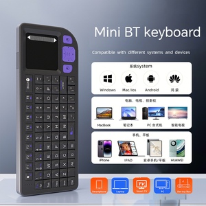 Mini Teclado Inalámbrico 2.4G BT de Modo Dual con Retroiluminación RGB, Panel Táctil de Aleación de Aluminio, Portátil para Laptop, Tablet, Teléfono, Venta al Por Mayor de Fábrica - Product Image 4