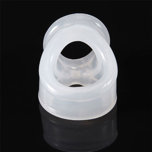 Anneau de pénis double en TPE liquide, ultra doux, extensible de qualité supérieure pour une érection plus longue, plus dure et plus forte, améliorant le plaisir - Product Image 4