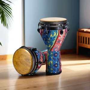 Wholesale Musical Instruments Hand Percussion <b>Drum</b> Colorful 10 Inch African <b>Drum</b> Master's <b>Drum</b> - Product Image 5