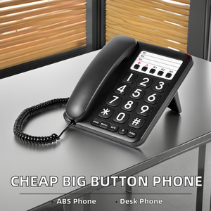 Usine-Simple numérotation rapide d'urgence pour personnes âgées Big Key Seniors Phone Big Button Téléphone filaire pour personnes âgées - Product Image 6