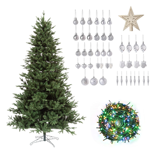 Arbre de Noël commercial géant de 7 pieds avec ornements d'intérieur pliant bon marché de 10 pieds, 12 pieds et 14 pieds - Product Image 1