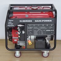 Générateur de soudage à essence portable Holfill 250A-4.0 8.0KW, économique, 220/380V, refroidi par air