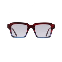 Lunettes de soleil unisexes de haute qualité de la marque SENSE, design biseauté, rectangulaires, monture intégrale, UV400, polarisées, anti-radiation, en acétate