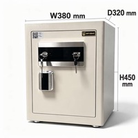 Caja Fuerte de Seguridad Inteligente, Totalmente de Acero, con Pantalla LCD Digital Electrónica, Teclado con Contraseña Programable, para Hotel u Oficina