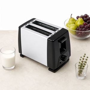 Tostadora Electrónica Portátil <span class=keywords><strong>de</strong></span> 2 Rebanadas, Tostadora <span class=keywords><strong>Manual</strong></span> <span class=keywords><strong>de</strong></span> <span class=keywords><strong>Pan</strong></span>/Sándwiches, Tostadora Automática <span class=keywords><strong>de</strong></span> Acero Inoxidable - Product Image 1