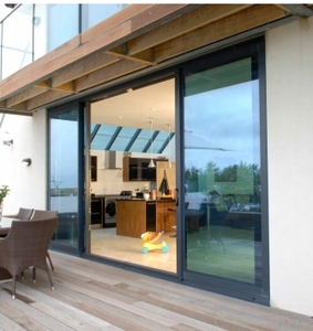 Fenêtre <span class=keywords><strong>coulissante</strong></span> en aluminium Prima, profil d'isolation thermique personnalisé, anti-chaleur, pour salon de villa, fenêtre <span class=keywords><strong>coulissante</strong></span> en aluminium - Product Image 3