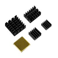 Radyatör bakır ahududu soğutucu, Mini PC ahududu Pi 4 3 2 1 Model B A artı işlemci RAM bellek Lan çip ısı emici soğutma