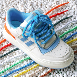 Cordones Redondos de Poliéster de Alta Calidad WEGOODZF de 6 mm, Cordones Deportivos de Tela Sólida de 6 mm, Cuerda Colorida Trenzada para Zapatillas Deportivas Casuales - Product Image 2