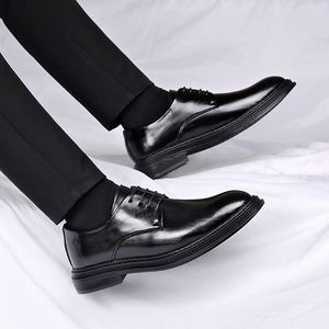 Chaussures habillées en cuir de qualité supérieure pour hommes, Oxford classiques pour mariage et bureau, chaussures de travail formelles souples, flexibles et durables - Product Image 2