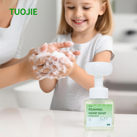 Distributeur de savon moussant pour les mains 250 ml – Flacon antibactérien pour lavage des mains en mousse douce, idéal pour la maison, la salle de bain et l'hôtel